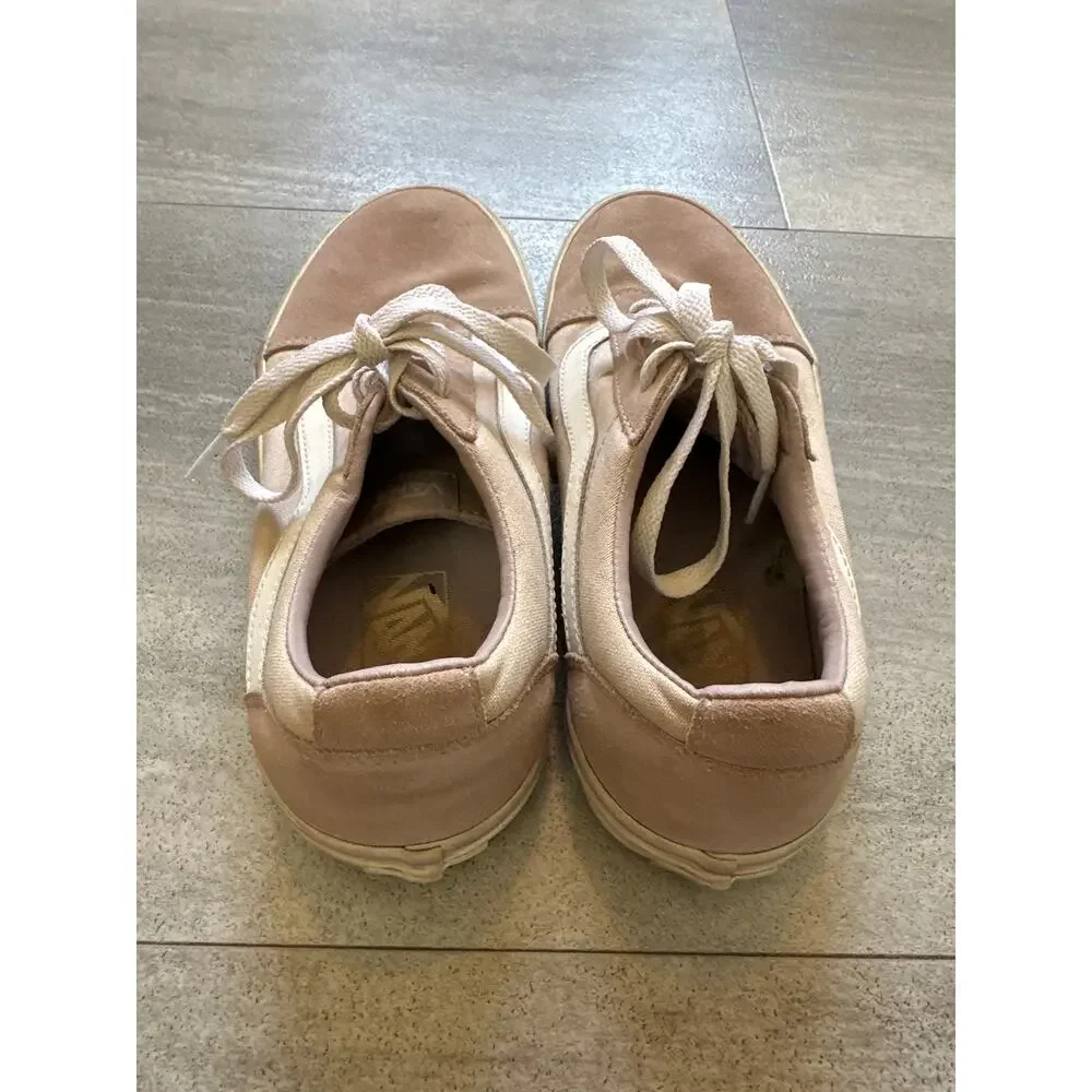 Vans Womens Off The Wall 500714 Light Pink Casual Shoes Sneakers Size 8